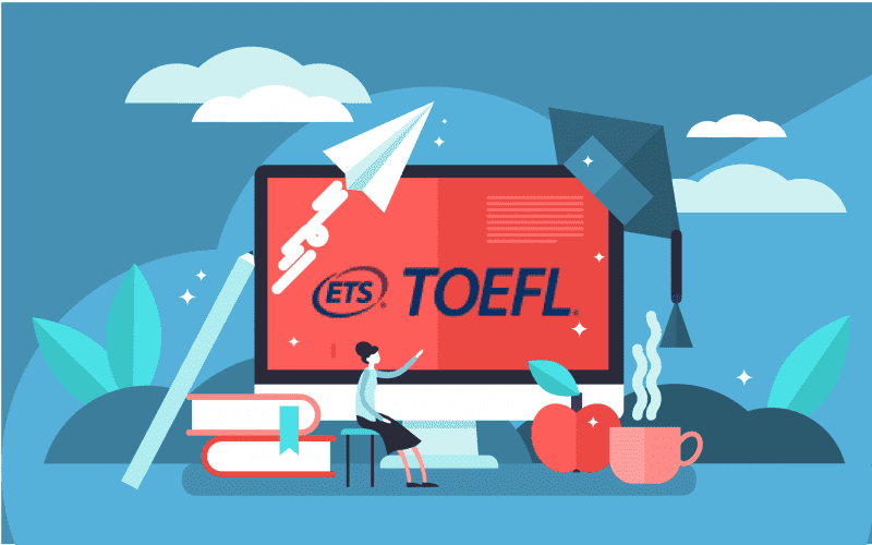 TOEFL là kì thi đánh giá năng lực tiếng Anh quốc tế do Viện Khảo thí Hoa Kì (ETS) tổ chức.